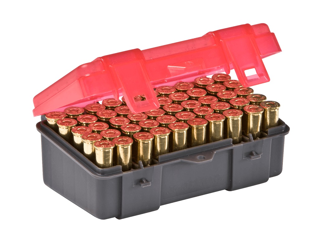 Plano Medium Handgun Flip-Top Ammo Case content  50